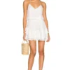 ROBE COURTE LUCIA EMBELLISHED White