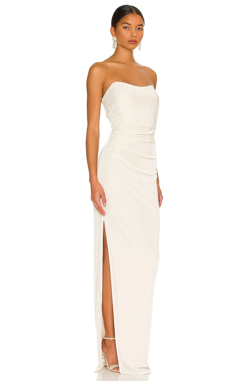 ROBE DE SOIRÉE SWAY Champagne 2 ROBE DE SOIRÉE SWAY Champagne – Image 2