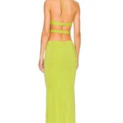 ROBE DE SOIRÉE SLOANE Chartreuse 7 ROBE DE SOIRÉE SLOANE Chartreuse -Ravis Mode Soldes Boutique KATR WD238 V3