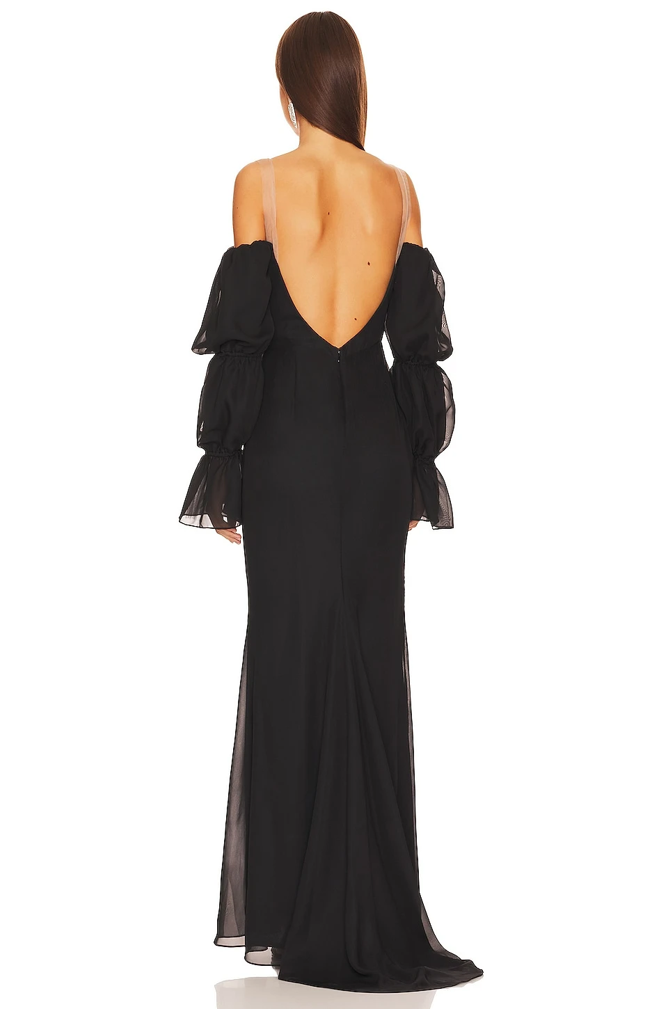 ROBE DE SOIRÉE ESTELLA Black 3 ROBE DE SOIRÉE ESTELLA Black – Image 3