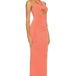 ROBE DE SOIRÉE AMBER AMBER Rust 4 ROBE DE SOIRÉE AMBER AMBER Rust -Ravis Mode Soldes Boutique KATR WD319 V2