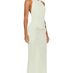 ROBE DE SOIRÉE LEYLA Sage 7 ROBE DE SOIRÉE LEYLA Sage -Ravis Mode Soldes Boutique KATR WD342 V3