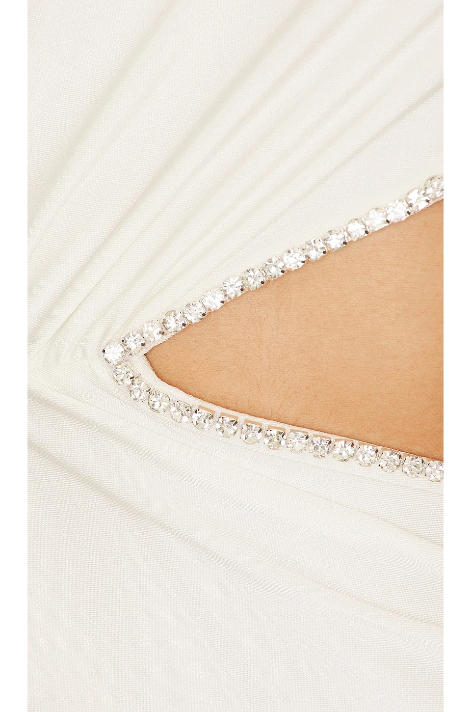 ROBE MINI UNE ÉPAULE DÉNUDÉE Arctic Ivory 5 ROBE MINI UNE ÉPAULE DÉNUDÉE Arctic Ivory – Image 5