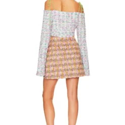 ROBE TWEED Multi -Ravis Mode Soldes Boutique KIMR WD43 V3