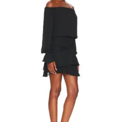 ROBE COURTE Black -Ravis Mode Soldes Boutique KISA WD460 V2