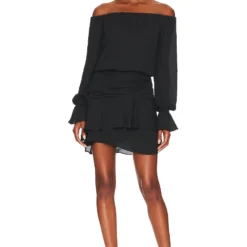 ROBE COURTE Black -Ravis Mode Soldes Boutique KISA WD460 V4