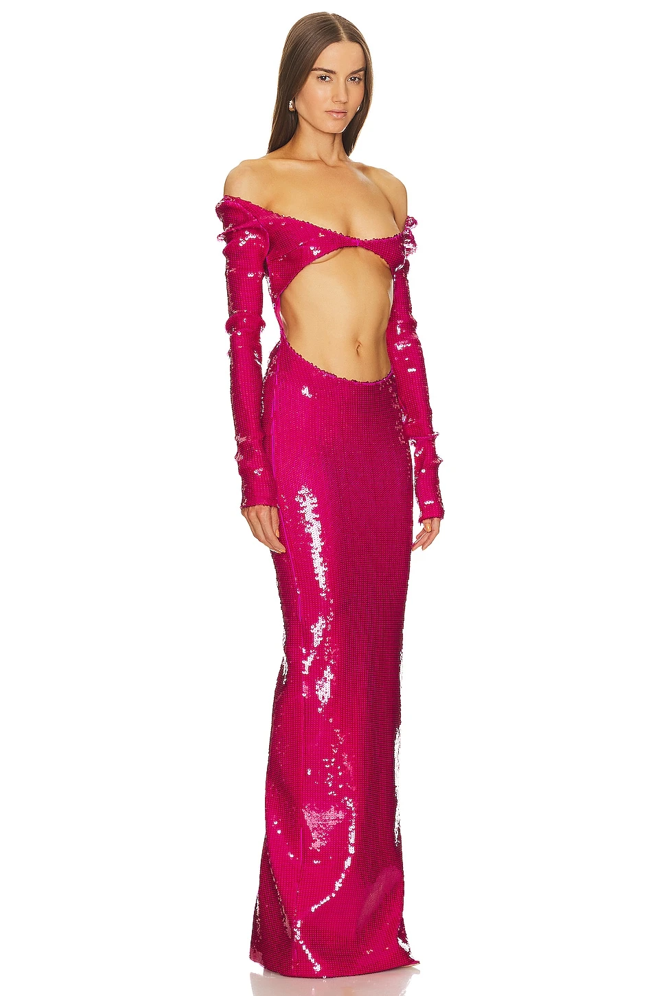 ROBE DE SOIRÉE Fuchsia 2 ROBE DE SOIRÉE Fuchsia – Image 2