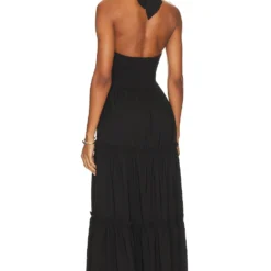 ROBE DOS-NU NAOMI Black -Ravis Mode Soldes Boutique LBLR WD29 V3