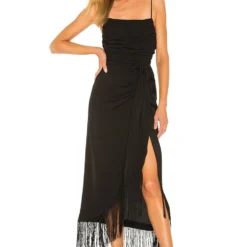 ROBE MI-LONGUE NANETTE Black