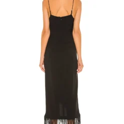 ROBE MI-LONGUE NANETTE Black -Ravis Mode Soldes Boutique LCDE WD355 V3