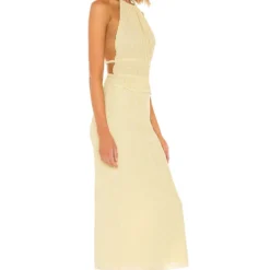 ROBE GABRIELA Ecru -Ravis Mode Soldes Boutique LCDE WD534 V3