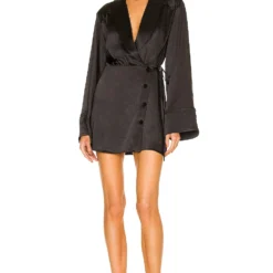 ROBE AVENA Black