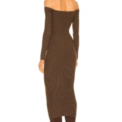 ROBE TUCCI Chocolate 5 ROBE TUCCI Chocolate -Ravis Mode Soldes Boutique LCDE WD564 V3