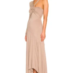 ROBE RENNEA Taupe -Ravis Mode Soldes Boutique LCDE WD602 V3