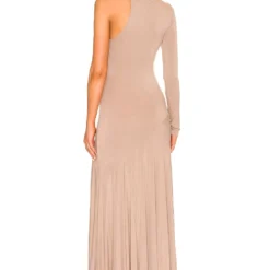 ROBE RENNEA Taupe -Ravis Mode Soldes Boutique LCDE WD602 V4