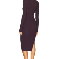 ROBE MARINEL Dark Purple -Ravis Mode Soldes Boutique LCDE WD716 V4