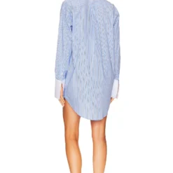 ROBE CHEMISE FRESH STRIPE Fresh Blue Stripe 8 ROBE CHEMISE FRESH STRIPE Fresh Blue Stripe -Ravis Mode Soldes Boutique LCDE WD755 V3