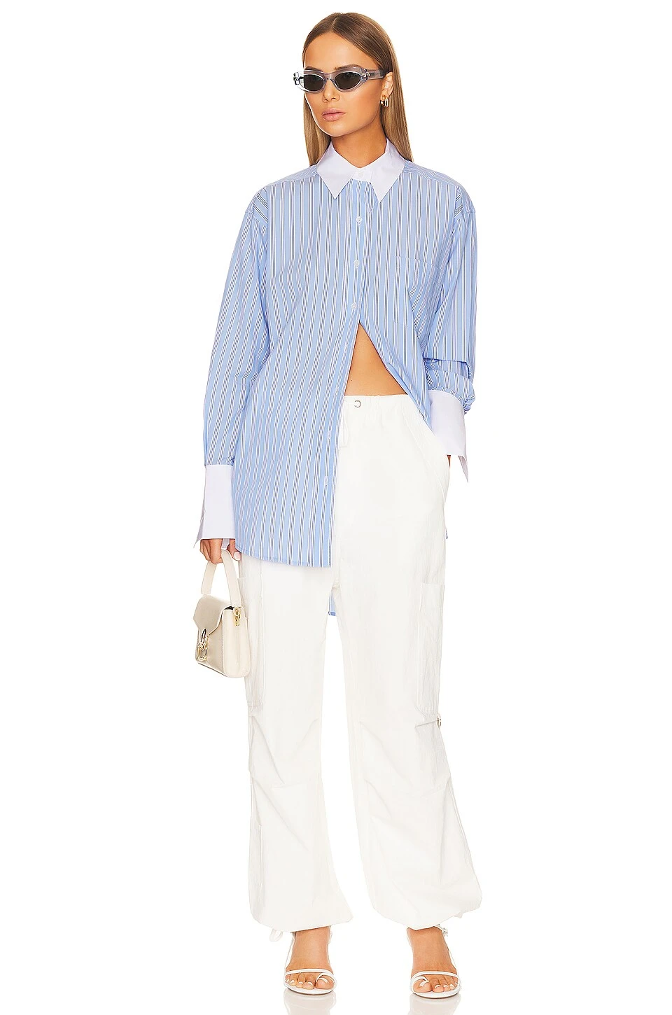 ROBE CHEMISE FRESH STRIPE Fresh Blue Stripe 5 ROBE CHEMISE FRESH STRIPE Fresh Blue Stripe – Image 5