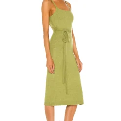 ROBE DRAPÉE MEGAN Chartreuse 5 ROBE DRAPÉE MEGAN Chartreuse -Ravis Mode Soldes Boutique LEAX WD251 V3