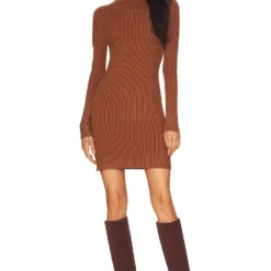 ROBE COURTE REISS Chocolate