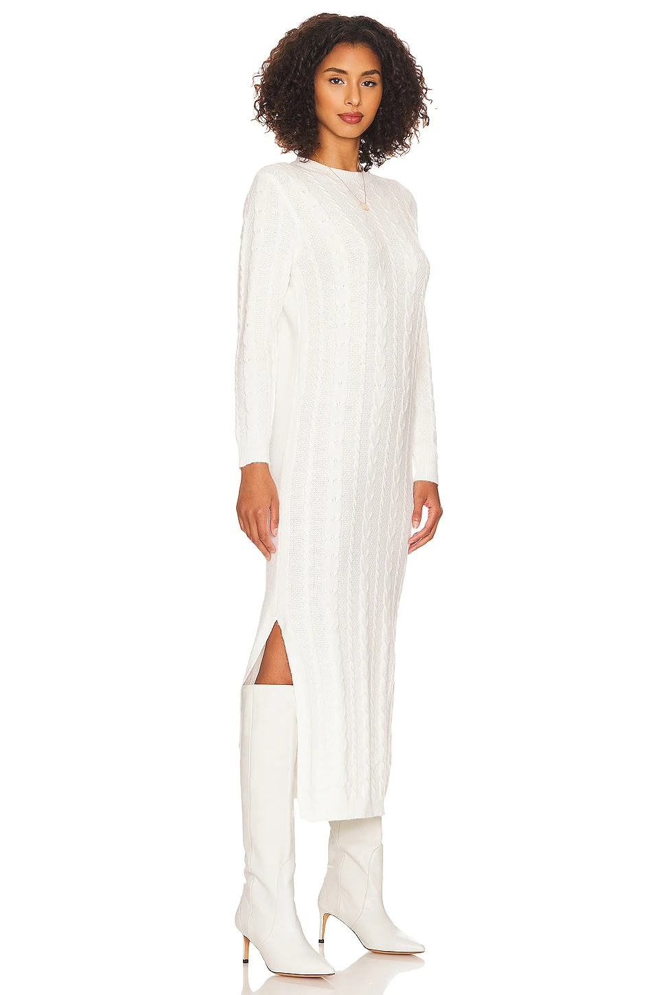ROBE PULL JORDAN Ivory 2 ROBE PULL JORDAN Ivory – Image 2