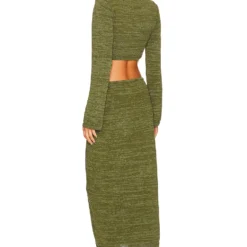 ROBE VICTORIA Kiwi -Ravis Mode Soldes Boutique LEAX WD372 V3