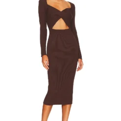 ROBE AVRIL Cinnamon Brown