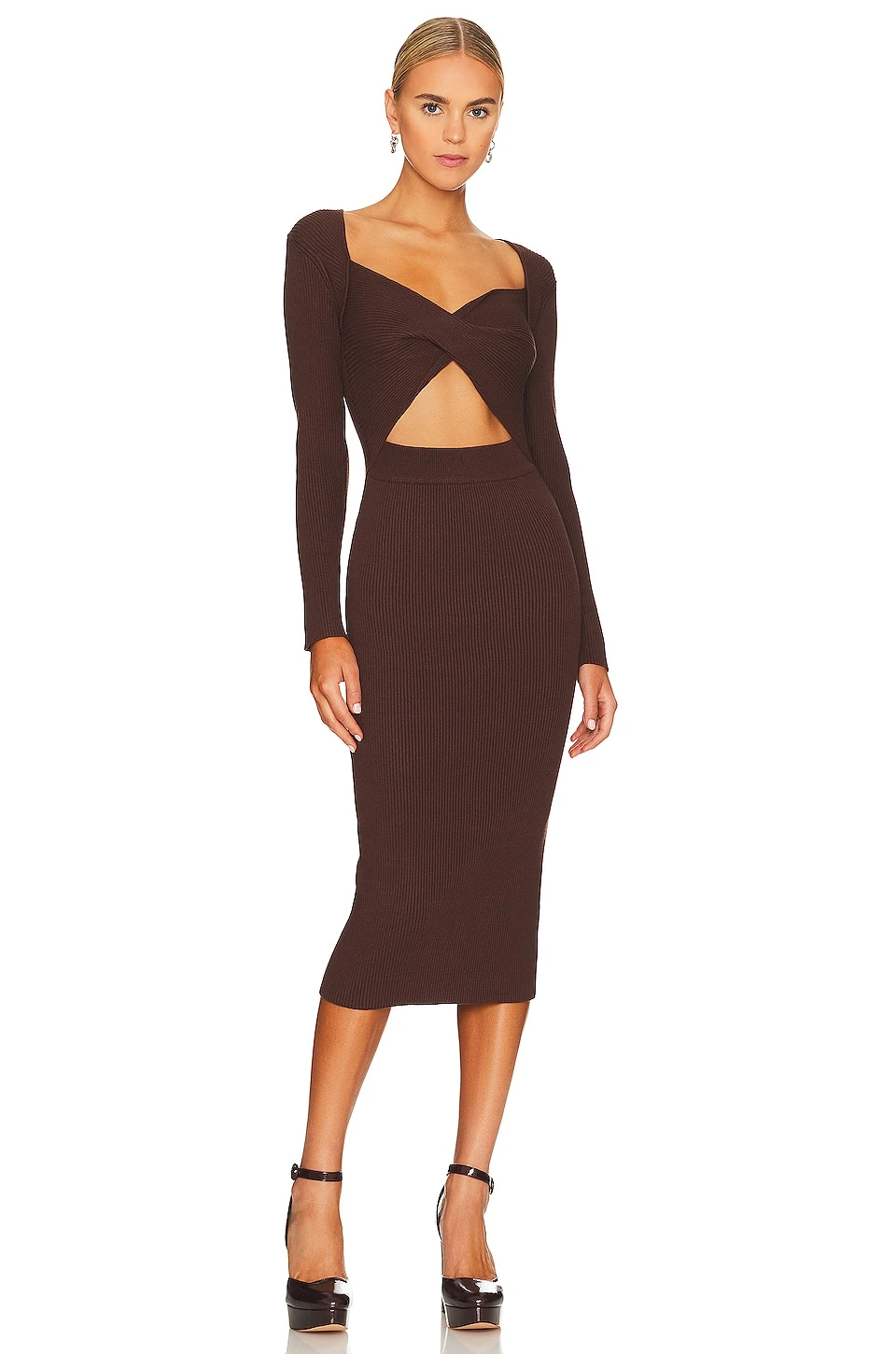 ROBE AVRIL Cinnamon Brown 1 ROBE AVRIL Cinnamon Brown