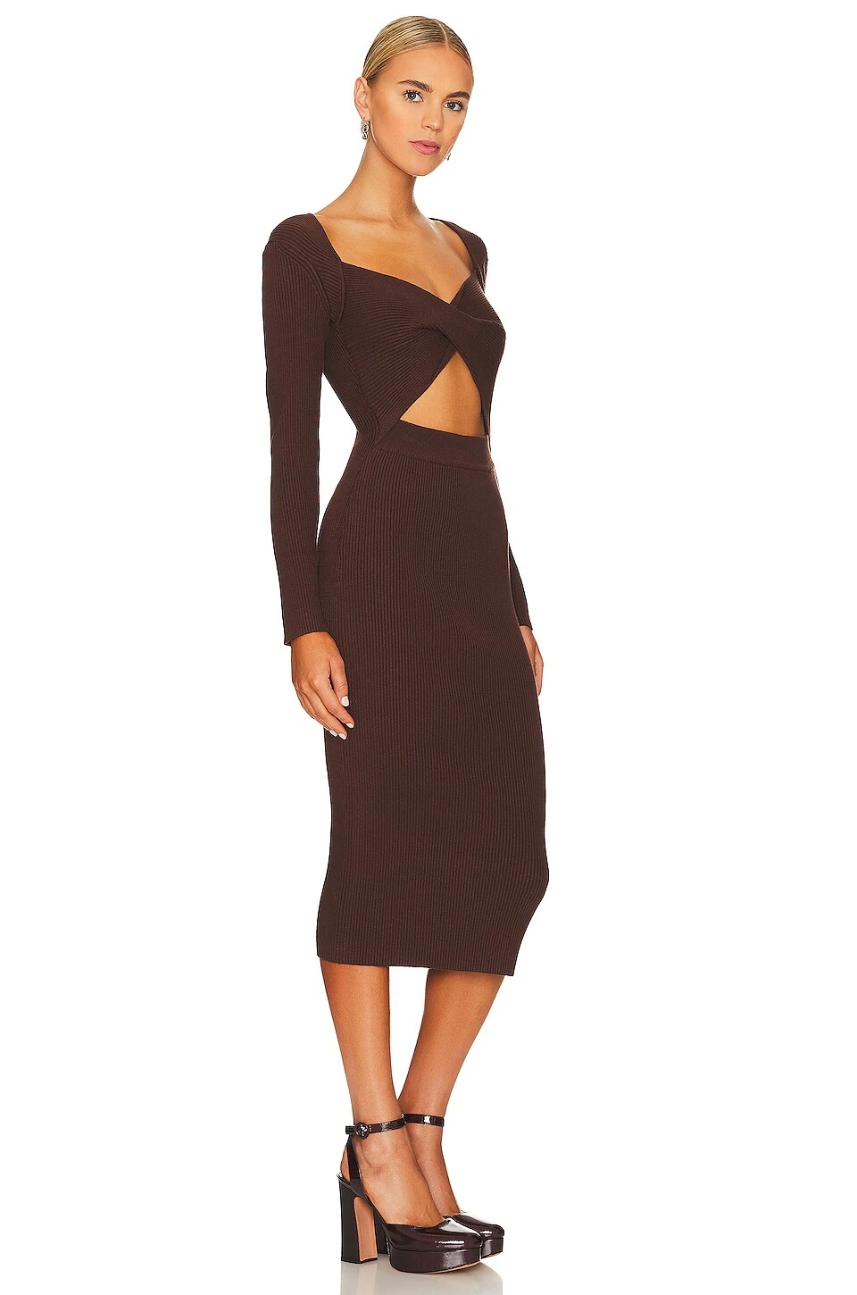 ROBE AVRIL Cinnamon Brown 2 ROBE AVRIL Cinnamon Brown – Image 2