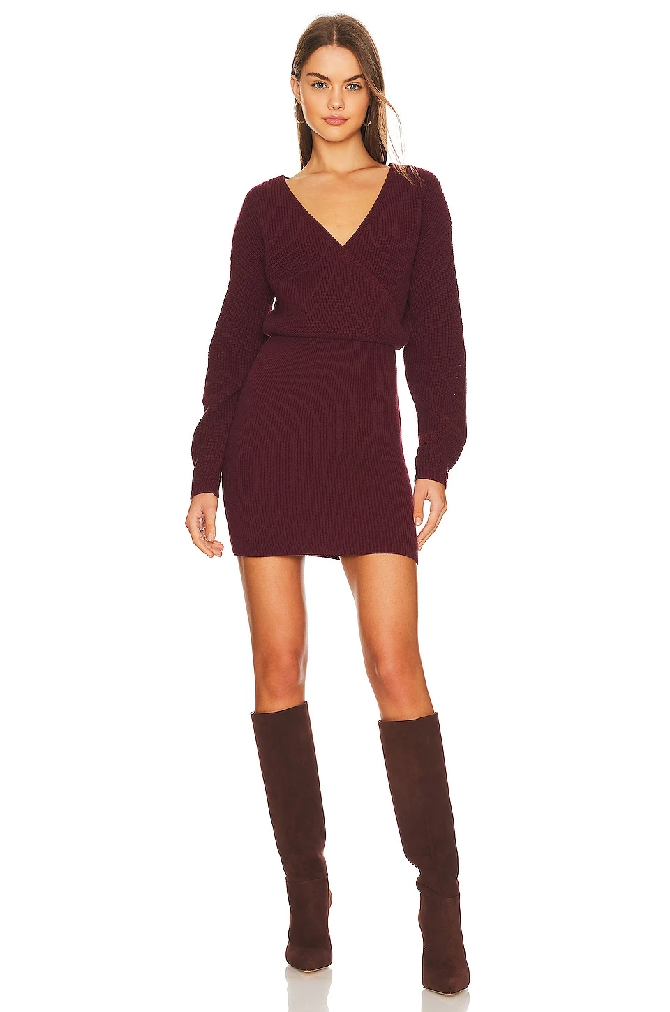 ROBE FAWNA Burgundy 1 ROBE FAWNA Burgundy