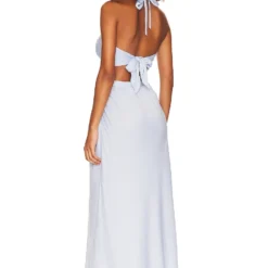 ROBE MI-LONGUE KARA Light Blue 5 ROBE MI-LONGUE KARA Light Blue -Ravis Mode Soldes Boutique LEAX WD403 V3