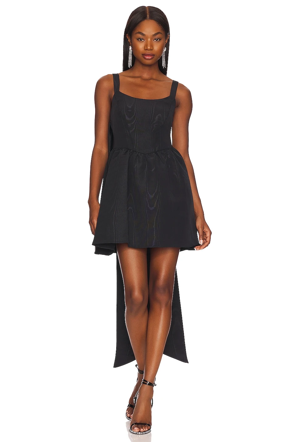 LoveShackFancy ROBE SPIN Black 2 LoveShackFancy ROBE SPIN Black – Image 2
