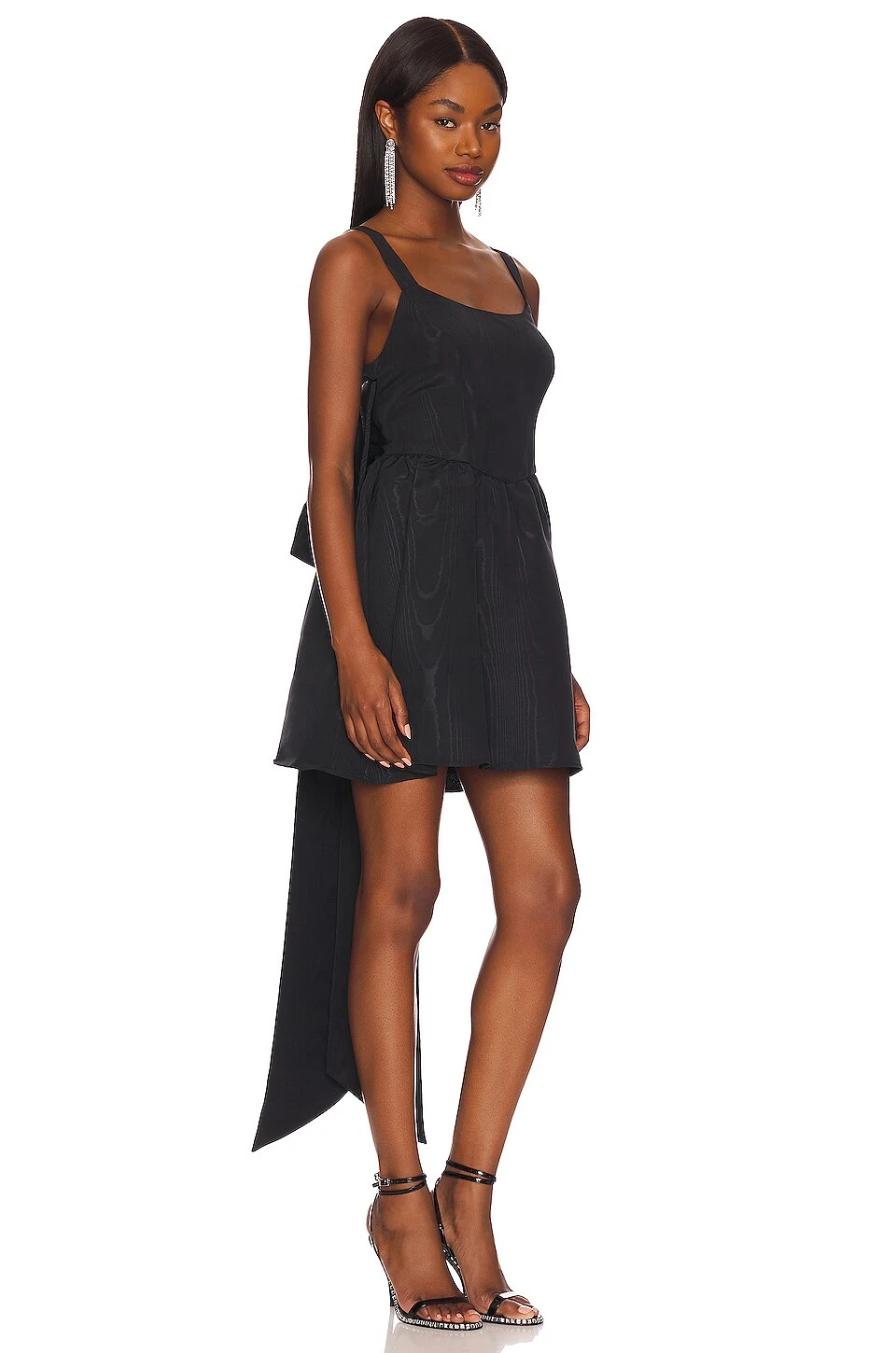 LoveShackFancy ROBE SPIN Black 3 LoveShackFancy ROBE SPIN Black – Image 3