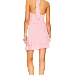 LoveShackFancy ROBE LOVER Sweet Pink 7 LoveShackFancy ROBE LOVER Sweet Pink -Ravis Mode Soldes Boutique LESH WD728 V3