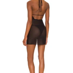 ROBE SUNISA Black 5 ROBE SUNISA Black -Ravis Mode Soldes Boutique LEWA WD34 V3