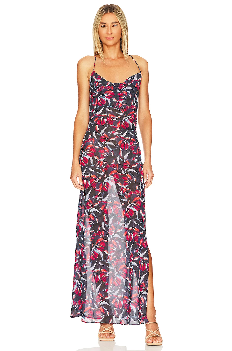 ROBE RIKA Red Butterfly 2 ROBE RIKA Red Butterfly – Image 2