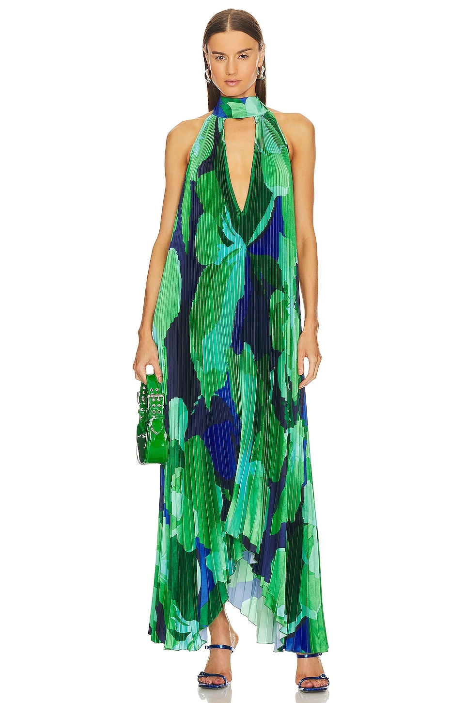 ROBE DE SOIRÉE OPERA Capri Print Green 1 ROBE DE SOIRÉE OPERA Capri Print Green
