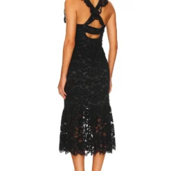 LIKELY ROBE MI-LONGUE HARA Black -Ravis Mode Soldes Boutique LIKR WD608 V3