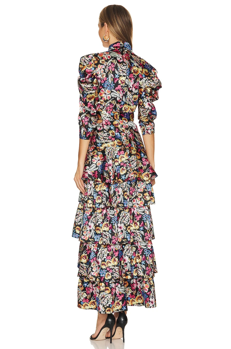 LIKELY ROBE DANNIA Black Multi 3 LIKELY ROBE DANNIA Black Multi – Image 3