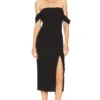 LIKELY ROBE MIDI PAZ Black