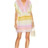 ROBE JAMILA Stripe Sunrise