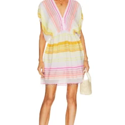 ROBE JAMILA Stripe Sunrise