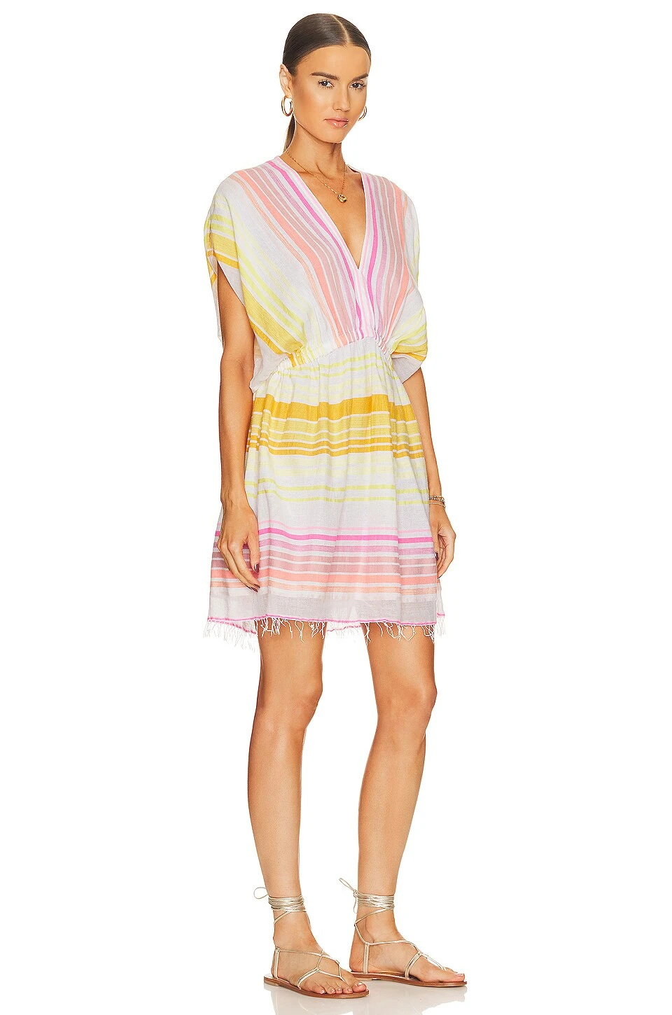 ROBE JAMILA Stripe Sunrise 2 ROBE JAMILA Stripe Sunrise – Image 2
