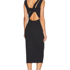 ROBE ELOERA BRUSHED Black 7 ROBE ELOERA BRUSHED Black -Ravis Mode Soldes Boutique LNA WD344 V4