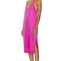 ROBE SLIP Caffeinated Pink -Ravis Mode Soldes Boutique LNYA WI47 V4