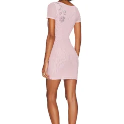 ROBE MARIANA Pastel Pink -Ravis Mode Soldes Boutique LOBR WD1 V3