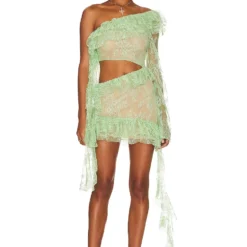 ROBE RAMONA Pale Green -Ravis Mode Soldes Boutique LOBR WD3 V4