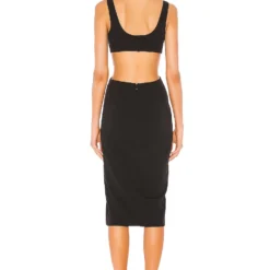 ROBE TITUS Black -Ravis Mode Soldes Boutique LOVF WD2080 V3