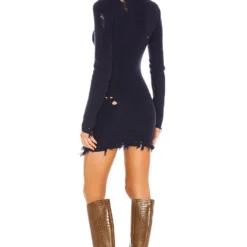 ROBE KENNEY Navy -Ravis Mode Soldes Boutique LOVF WD2390 V3