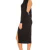 ROBE MI-LONGUE GIGI Black